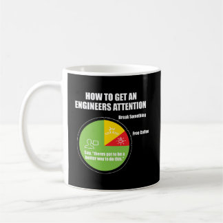 How To Get An Engineers Attention Engineering Funn Coffee Mug