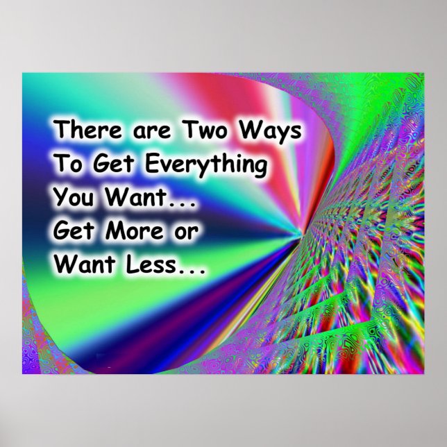 How to get everything you want...  poster (Front)