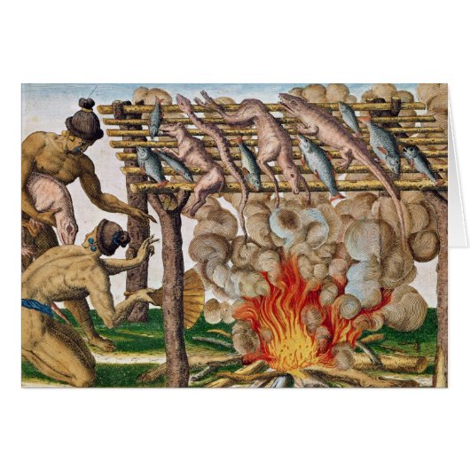 How to grill animals, from 'Brevis Narratio' Cards (Front Horizontal)