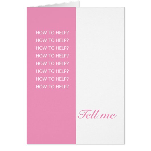 © How To Help (Front)