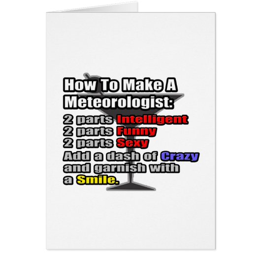 How To Make a Meteorologist Cards (Front)