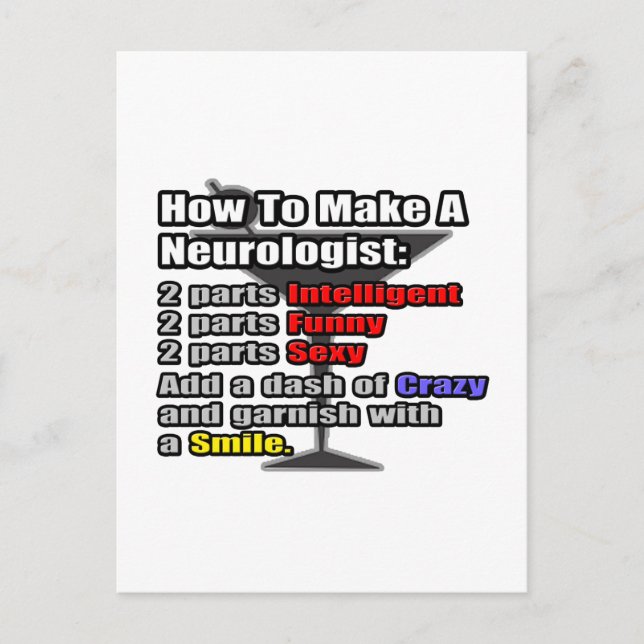 How To Make a Neurologist Postcard (Front)