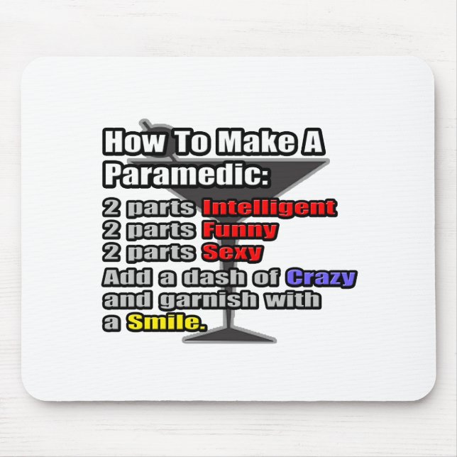 How To Make a Paramedic Mouse Pad (Front)