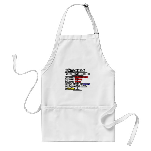 How To Make a Vascular Surgeon Adult Apron (Front)
