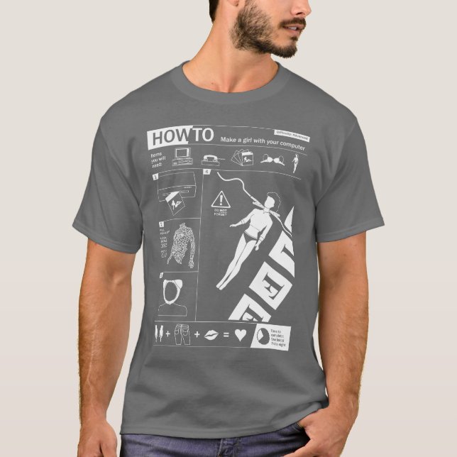 How To: Make a woman with your computer T-Shirt (Front)