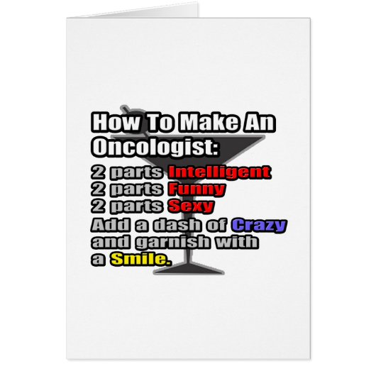 How To Make an Oncologist Cards (Front)