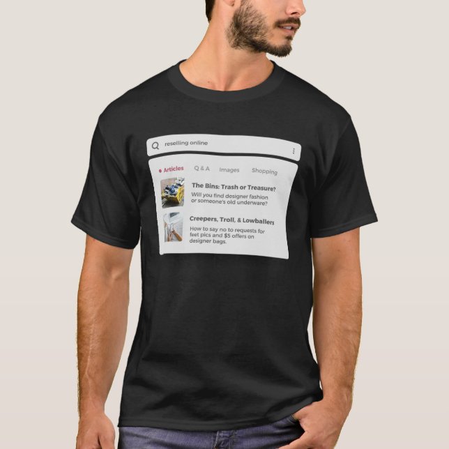 How To Make Money As A Reseller T-Shirt (Front)