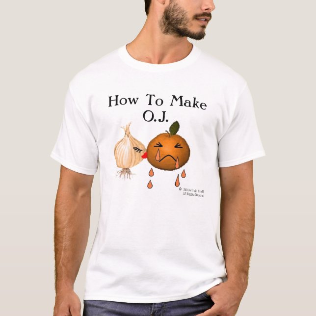 How To Make Orange Juice T-Shirt (Front)