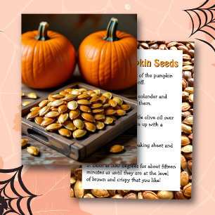 How to Make Toasted Pumpkin Seeds Recipe Card