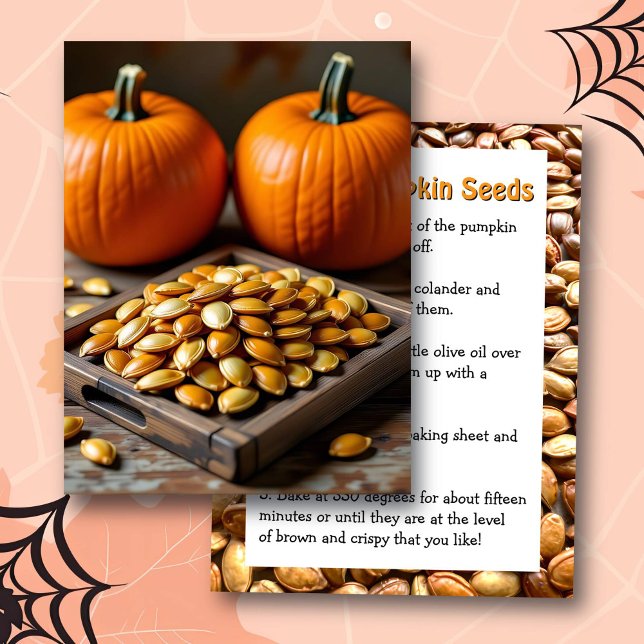 How to Make Toasted Pumpkin Seeds Recipe Card (Creator Uploaded)