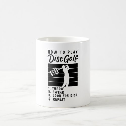 How To Play Disc Golf Coffee Mug