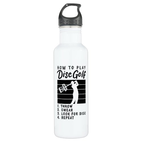 How To Play Disc Golf Stainless Steel Water Bottle