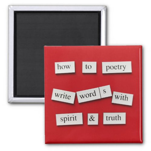 How To Poetry Magnet