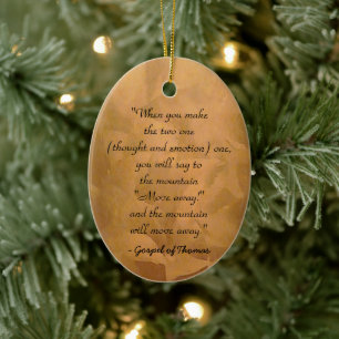 How To Pray Gospel Of Thomas Ceramic Ornament