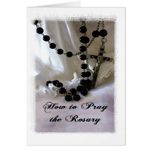 How to Pray the Rosary Cards (Front)