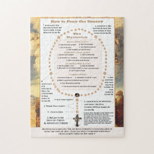 How to Pray the Rosary Jigsaw Puzzle