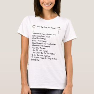 How to Pray the Rosary Women's Shirt