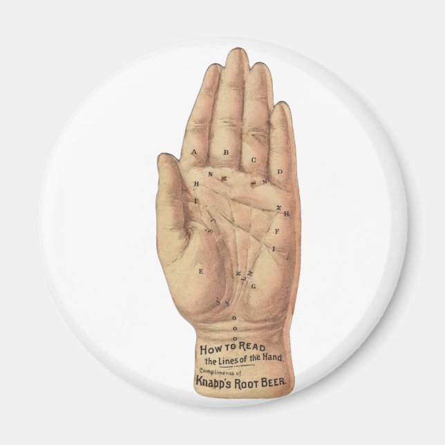 How To Read Palms Magnet (Front)