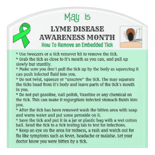 How to remove a Tick Educational Door Sign