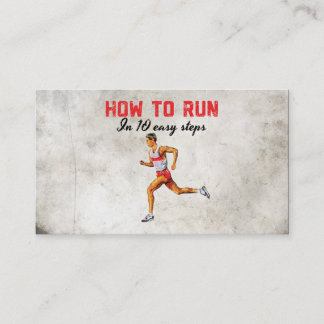 How To Run Business Card