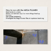 How to run with the MEGA FLUMEN (Front & Back)