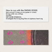How to run with the SWING DOGS (Front & Back)