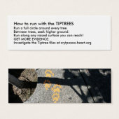 How to run with the TIPTREES (Front & Back)