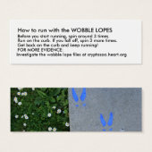 How to run with the WOBBLE LOPES. (Front & Back)