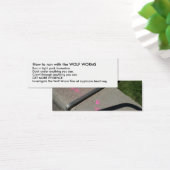 How to run with the WOLF WORMS (Desk)