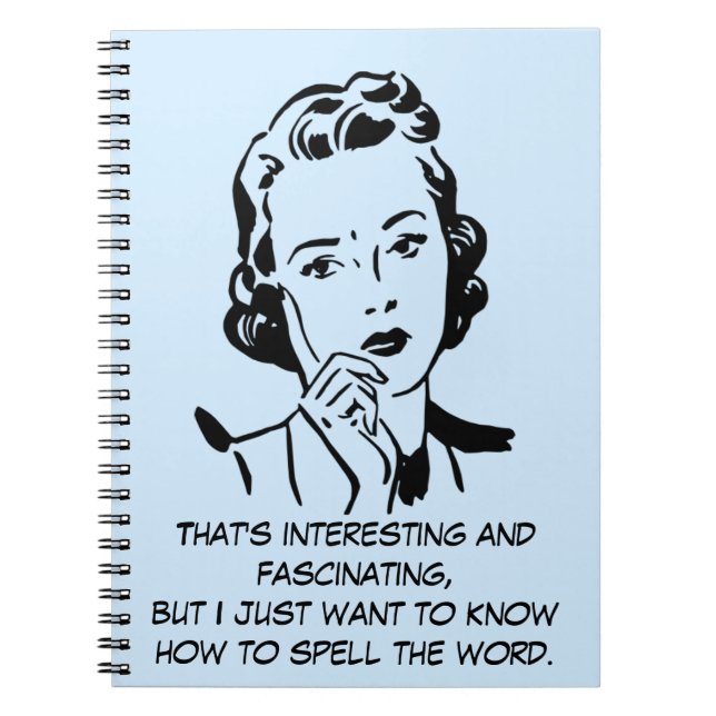 How to Spell the Word Court Reporting Quote Notebook (Front)