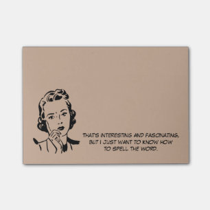 How to Spell the Word Court Reporting Quote Post-it Notes