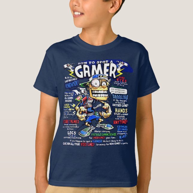 How to spot a gamer T-Shirt (Front)