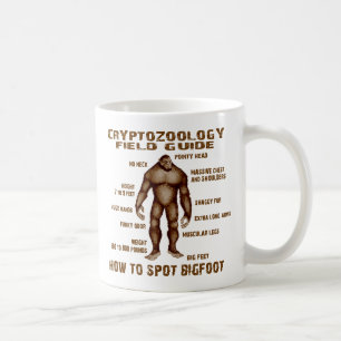 HOW TO SPOT BIGFOOT - Cryptozoology Field Guide Coffee Mug