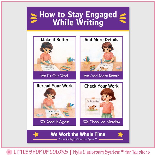 How to Stay Engaged While Writing Anchor Chart (Creator Uploaded)