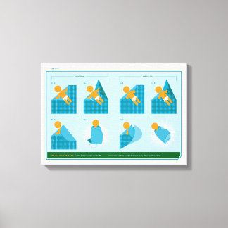 How to Swaddle Canvas Print
