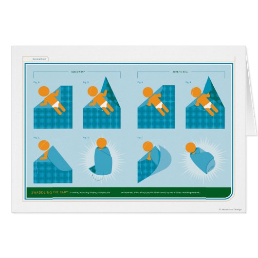 How to Swaddle Cards (Front Horizontal)