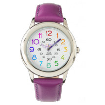 How to Tell Time Watch Labeled Hour & Minute Hands