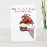 How To Tell You Have Been Really Bad Christmas Car Holiday Card at Zazzle