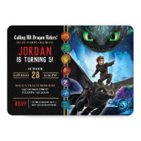 How to Train Your Dragon | Birthday Invitation