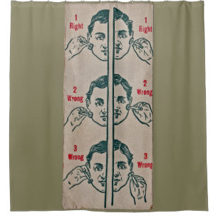 how to use razor shower curtain