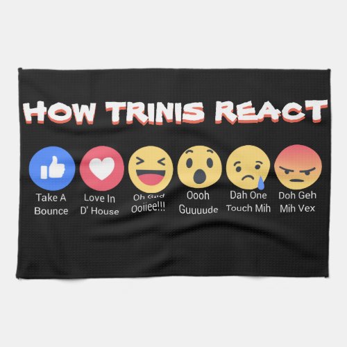 How Trinis React Kitchen Towel