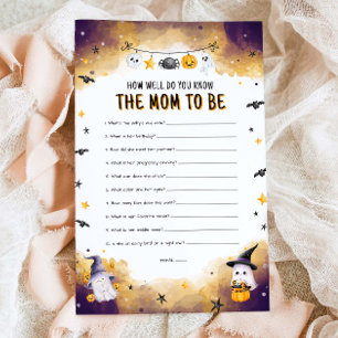 How Well Do You Know Mom Halloween Baby Game