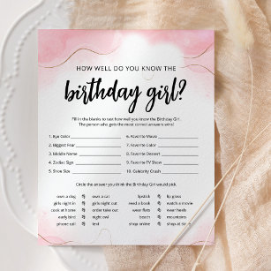 How Well Do You Know the Birthday Girl Who Knows the Birthday Girl
