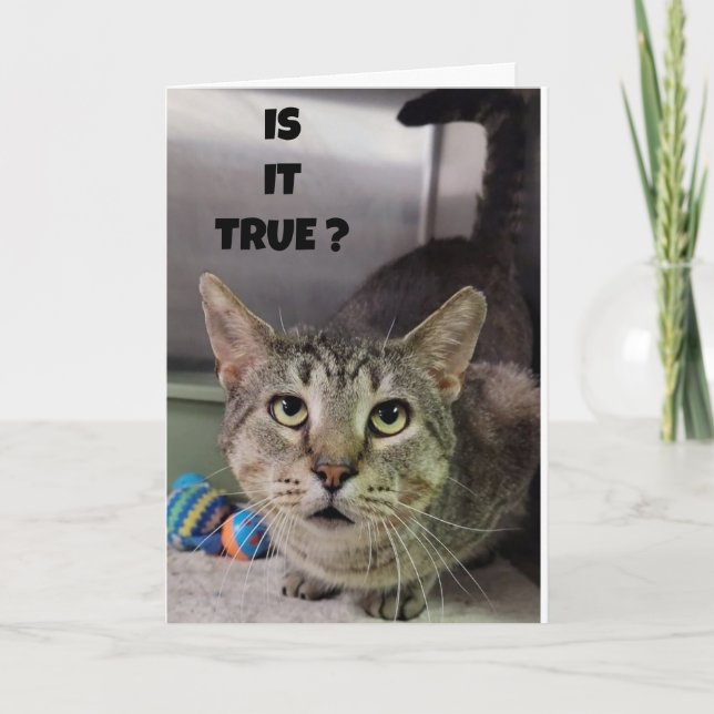 HOW WILL U EXPLAIN TURNING **40** BIRTHDAY HUMOR CARD (Front)