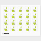How Wine is Made Funny Square Sticker (Sheet)