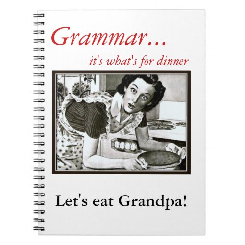 How you Should use a Comma Grammar Nazi Notebook