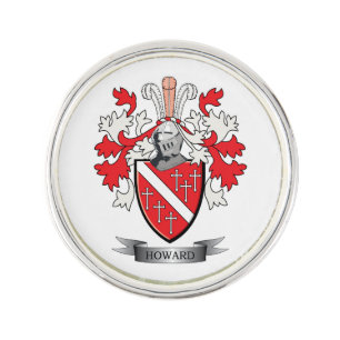 Howard Coat of Arms Lapel Pin