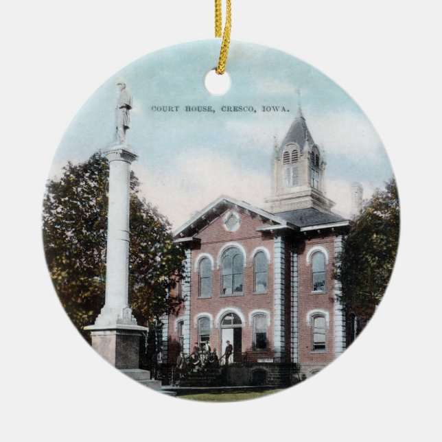 Howard County Court House, Ceramic Ornament (Front)