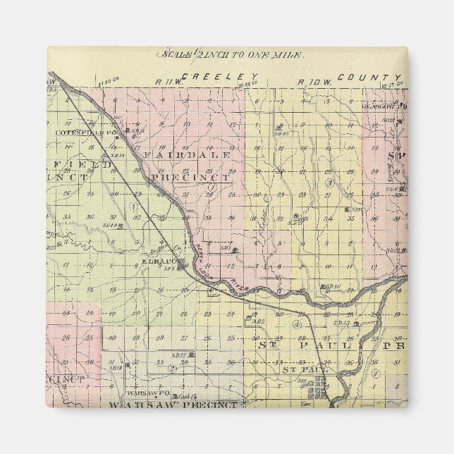 Howard County, Nebraska Magnet (Front)