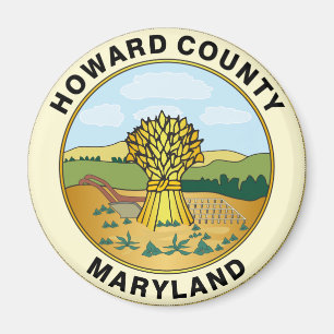 Howard County seal Magnet
